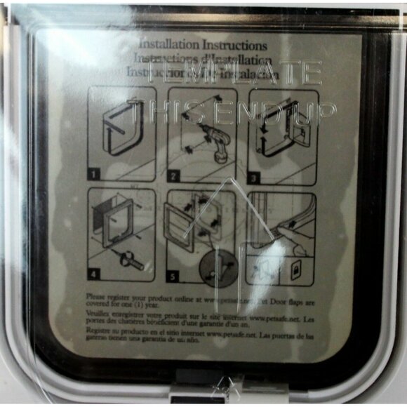 PetSafe Cat Small Dog Transparent Door Flap Magnetic Closure Slide Lock Pet - Picture 7 of 12